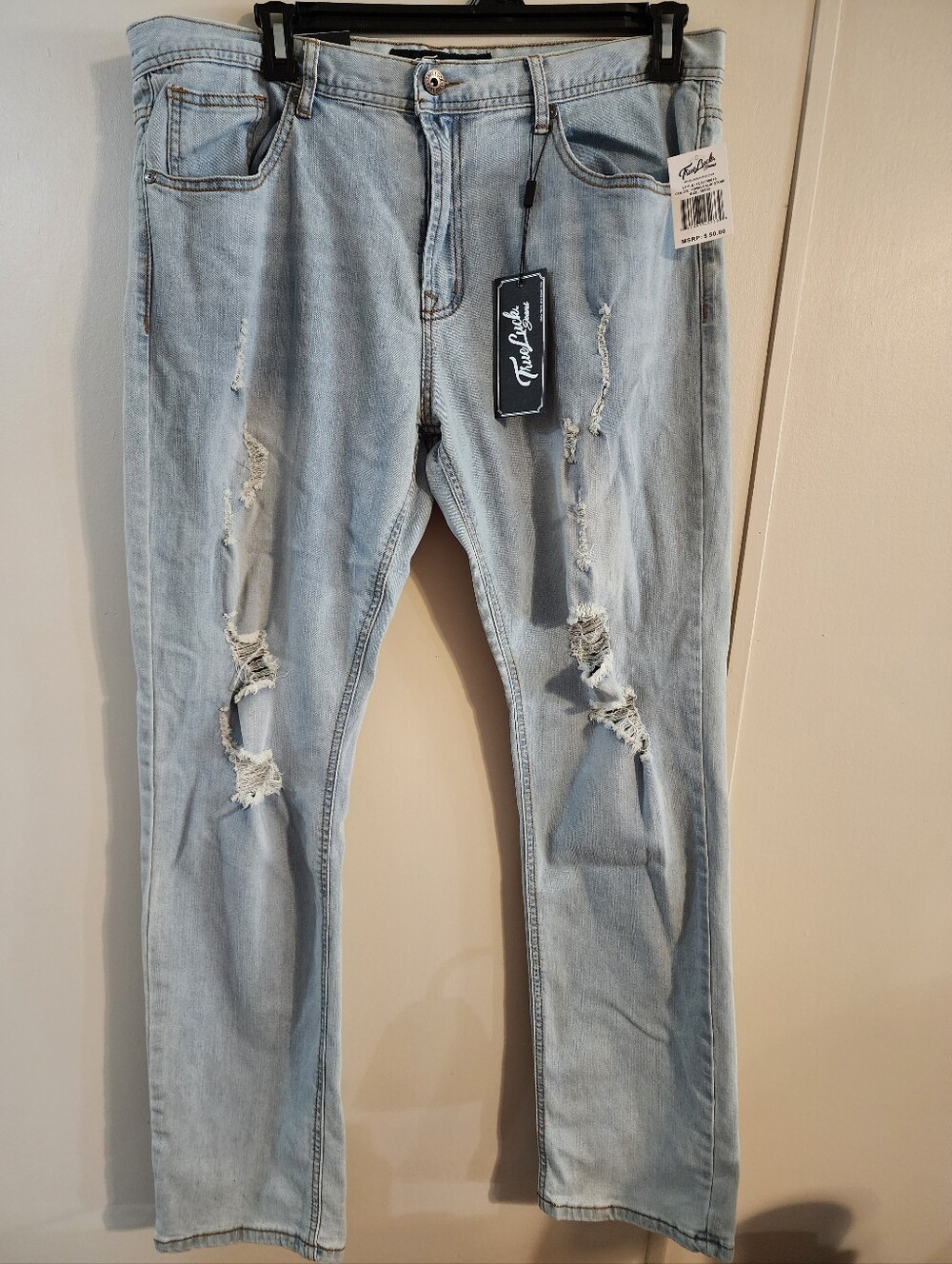 NWT Men's True Luck Jeans Size 38x32